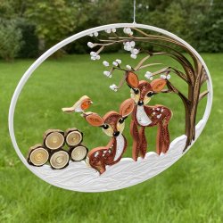 Ide-side Quilling R�dyr (med trin for trin fotos) Hanne Olesen