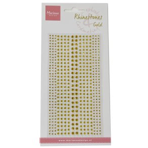 Selvklbende Rhinsten - Gold