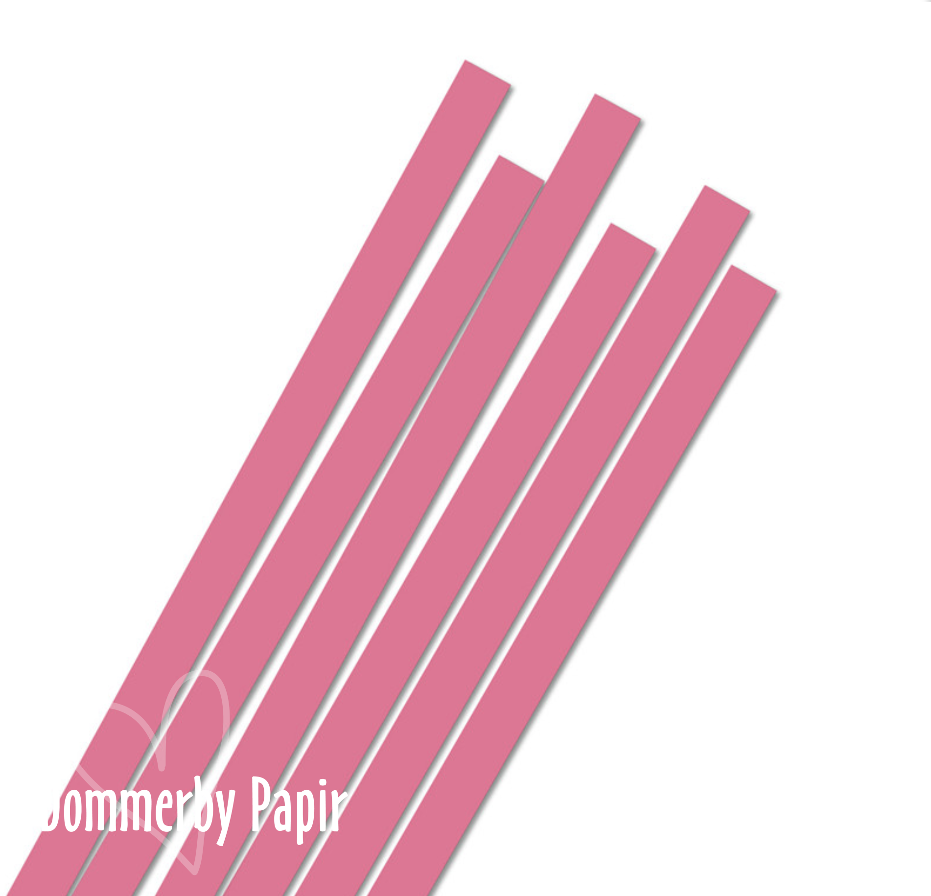 Quillingstrimler Pink, 10 mm KMK