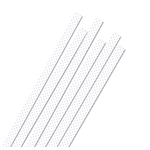 Quillingstrimler White/Lilac dots, 10 mm KMK