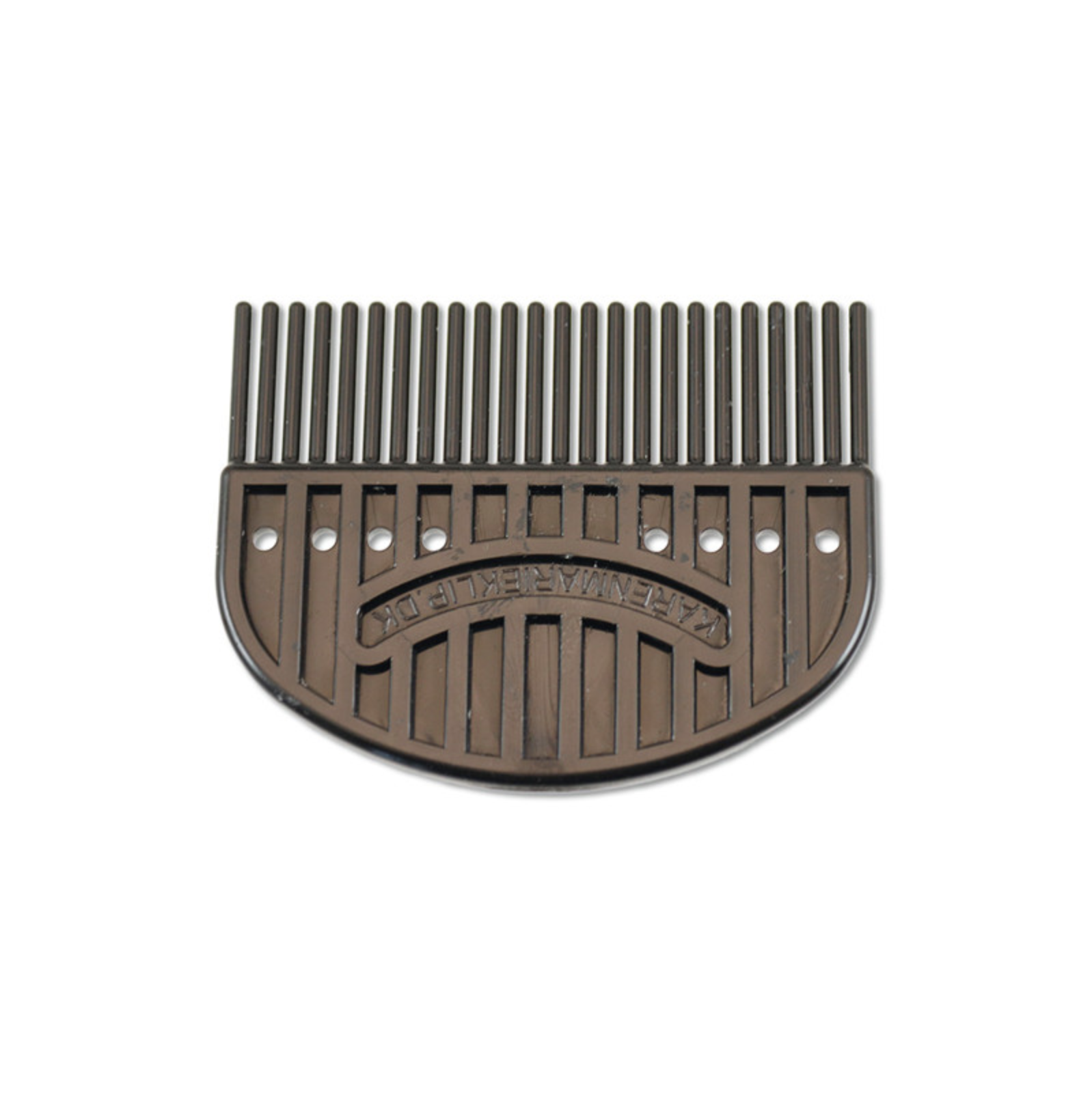 Fine Comb by km - Sort kam L 6 cm