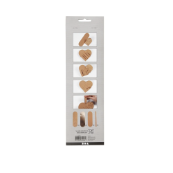 Julehjerter af lderpapir