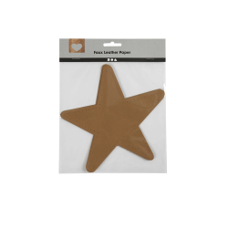 Stjerne af lderpapir, 17 cm