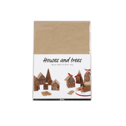 Sde huse og trer, udstansede