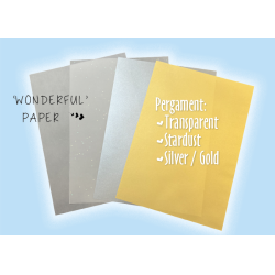 Pergamentpapir Rhvid Stjernestv A4 - 5 ark