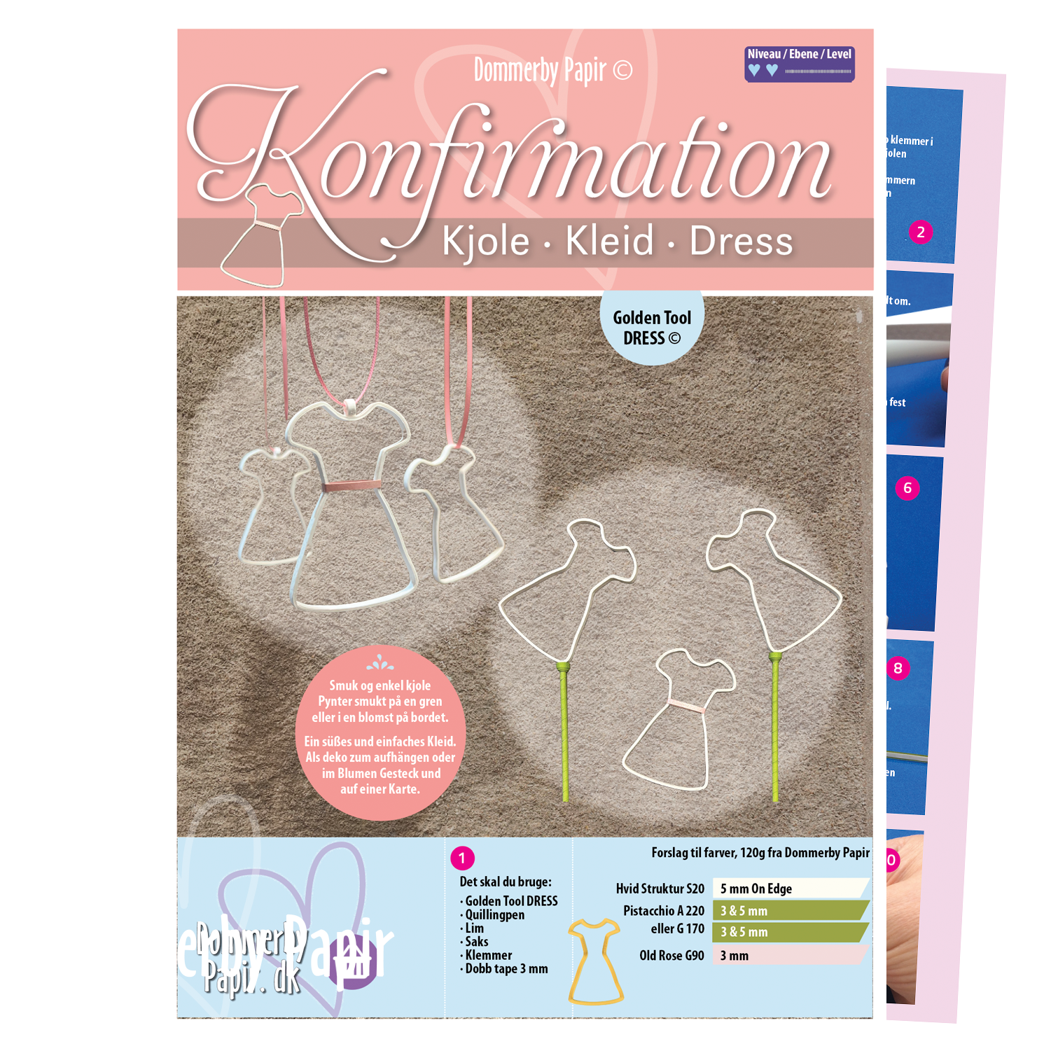 Konfirmation Kjole DRESS - Opskrift