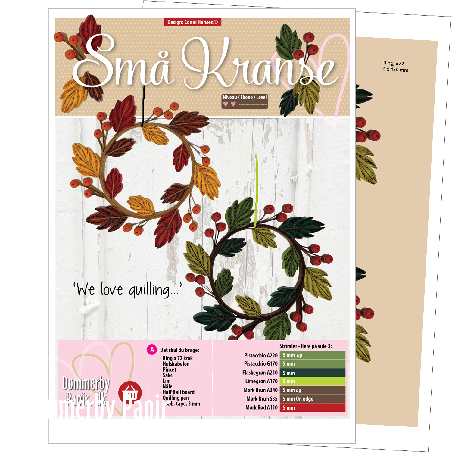 Sm kranse - Opskrift