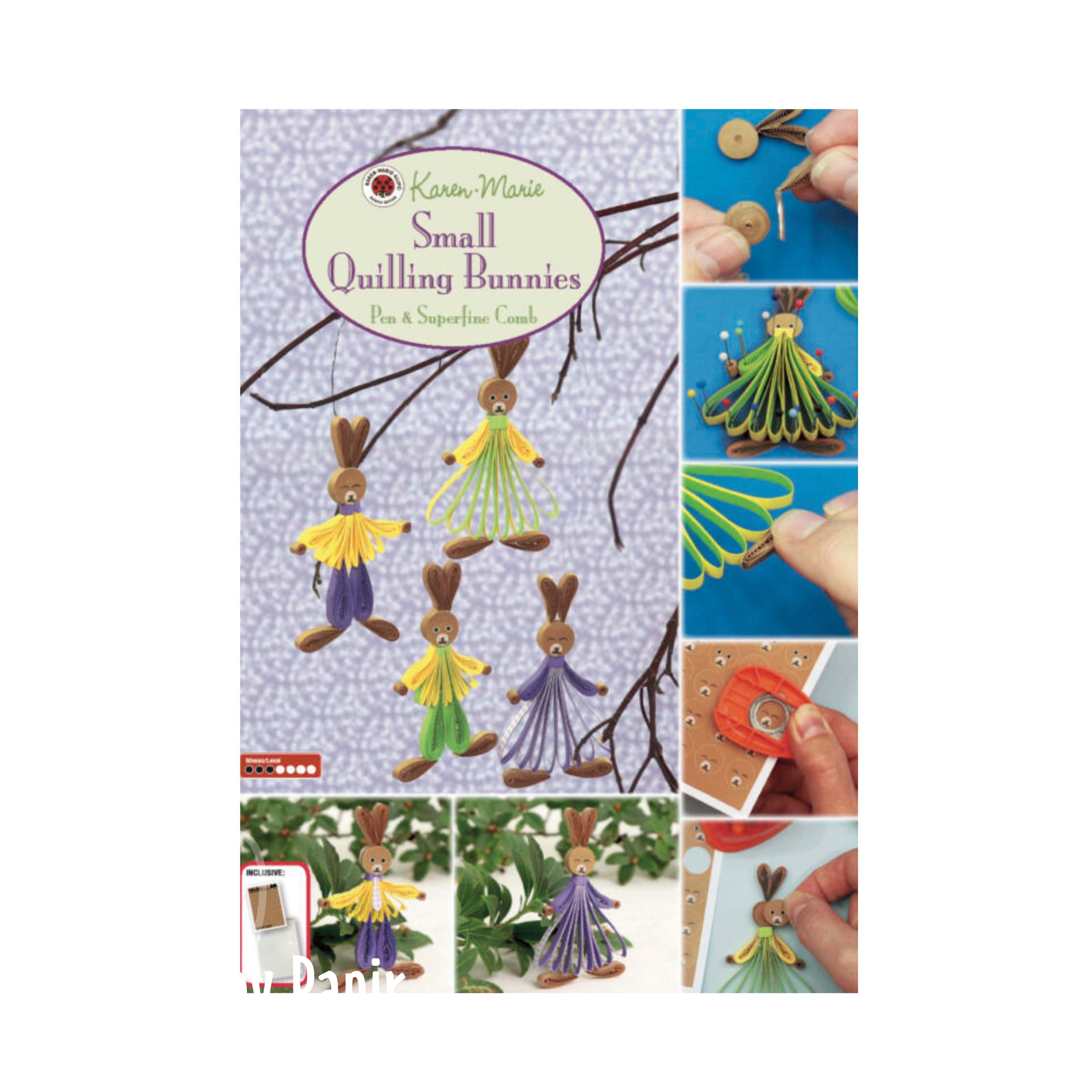 Small Quilling Bunnies by KMK - Opskrift 