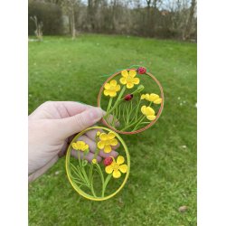 Instruktion Quilling Sm�rblomst, Hanne Olesen