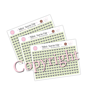 Miniature Sorte F�r Ansigter - Tilbeh�r