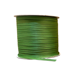 Satinbnd Azurbl - med struktur, 3 mm Ml: 4 mtr.