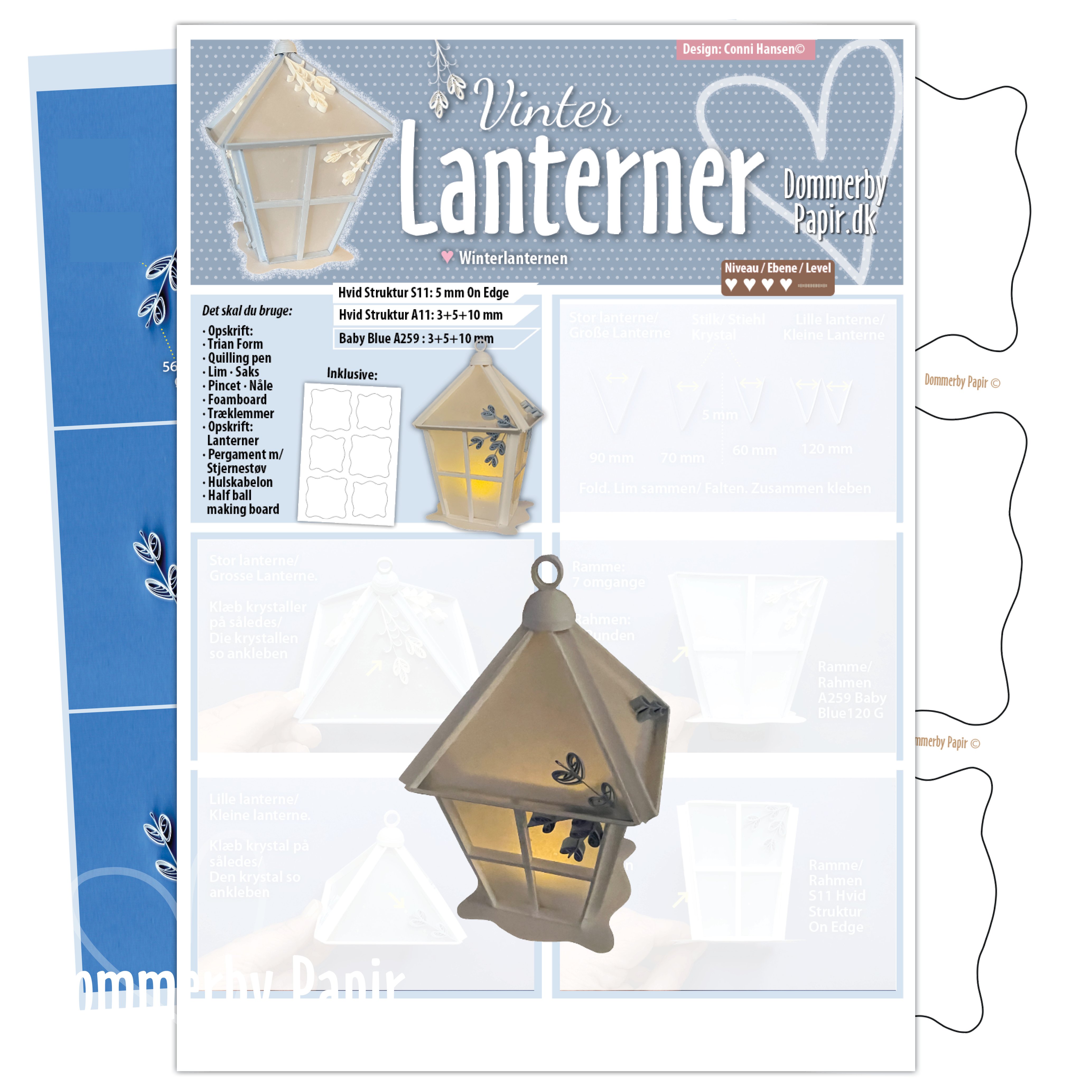 Vinter Lanterner - Opskrift