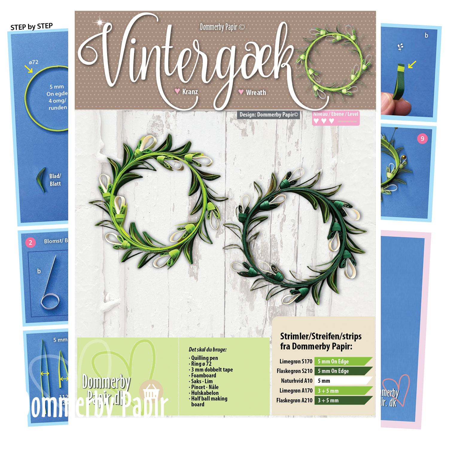 Krans af Vintergkker - Opskrift