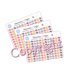 Viola Girls Ansigter Mix - Tilbehr