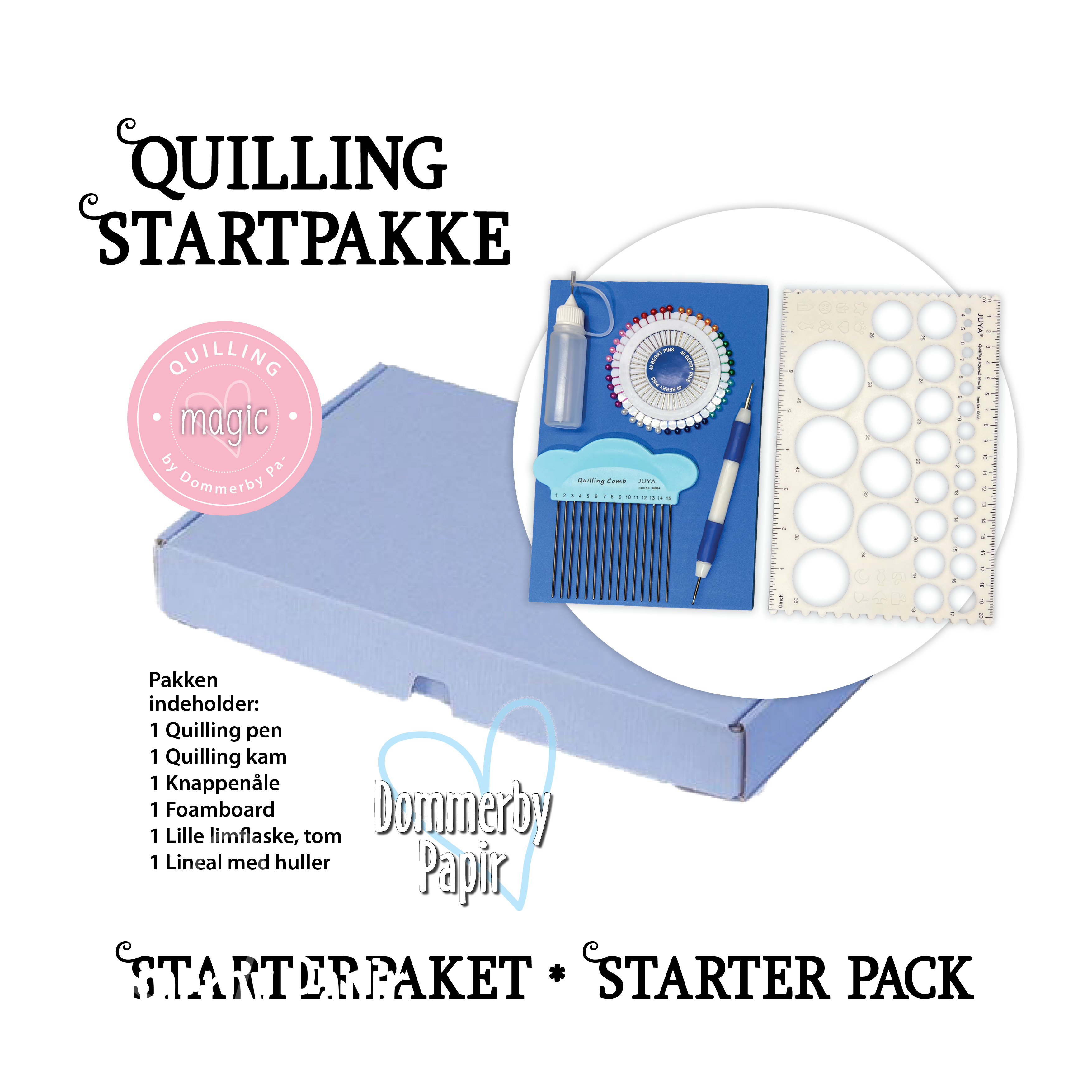 Quilling Startpakke V�rkt�j