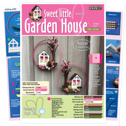 Sweet little garden house Easter - Opskrift