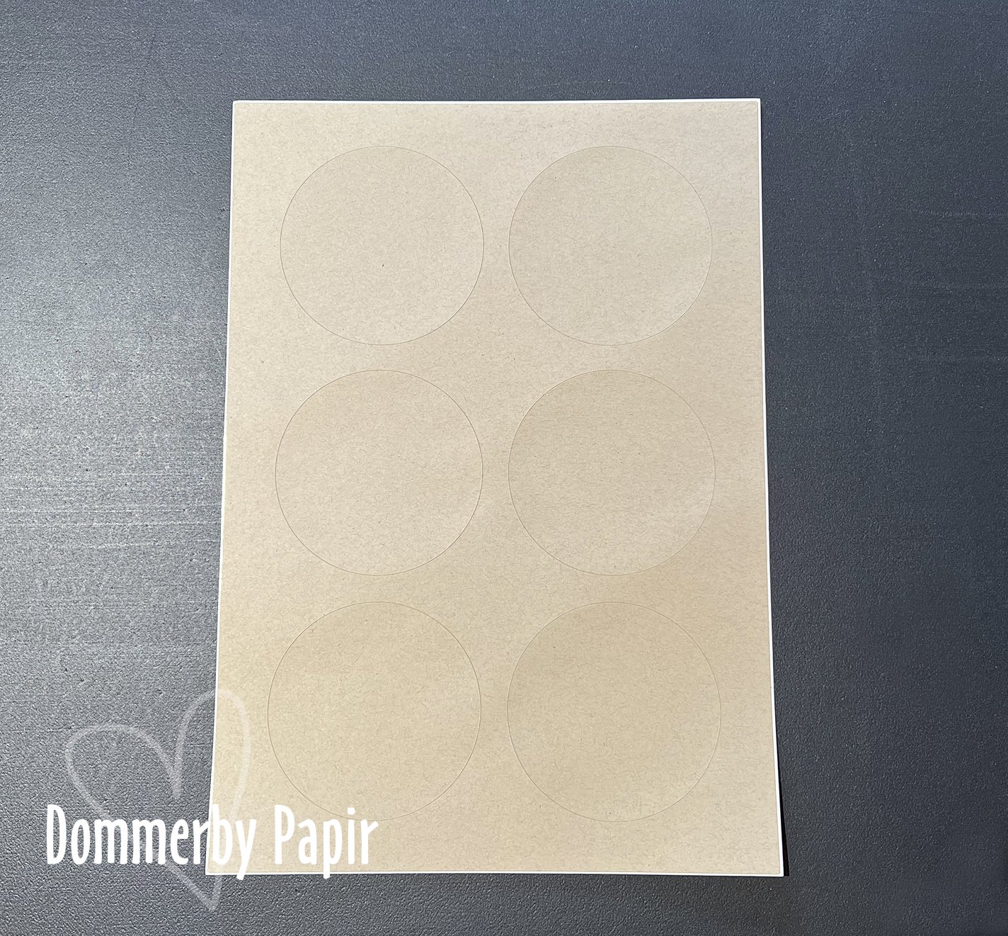 Labelark, 80 - kvistpapir