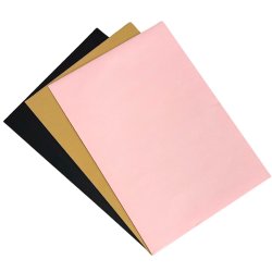 Kuvert A5 selvklbende - Sort - 5 stk.