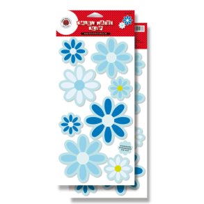 Bl blomster, large - udstanset 