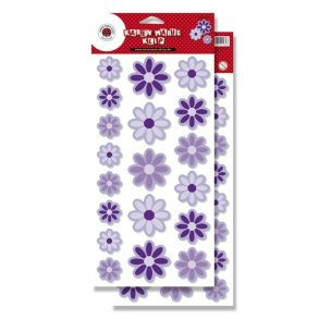 Lilla blomster, small - udstanset 