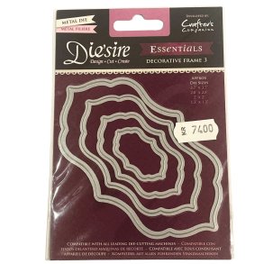 Crafters Companion - Die - Decorative frame 4 str.