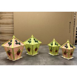 Pergamentpapir rosa  A4 - 10 ark