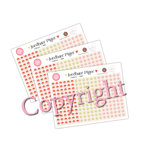 Jordb�rpiger Mini Ansigter - Tilbeh�r