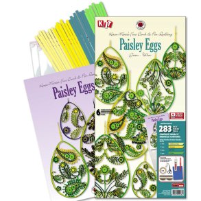 Karen Marie Opskrift Kit - Pske g Grn/Gul