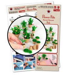 Karen Marie Klip Opskrift kit - Flower Pots