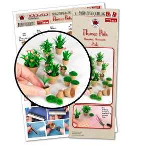 Karen Marie Klip Opskrift kit - Flower Pots