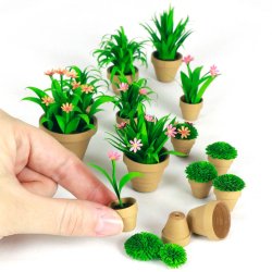 Karen Marie Klip Opskrift kit - Flower Pots