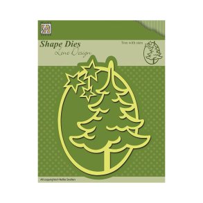 Nellies Choise - Die - Tree with stars