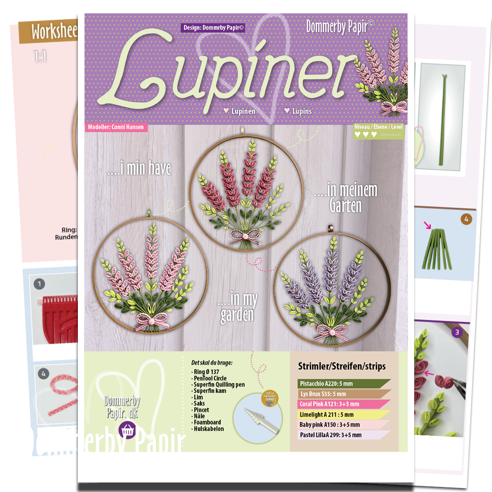 Lupiner af Dommerby Papir - Opskrift