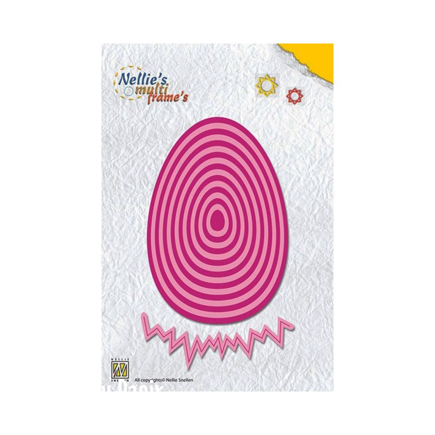 Nellies multi frames - Die - Straight Easter Egg