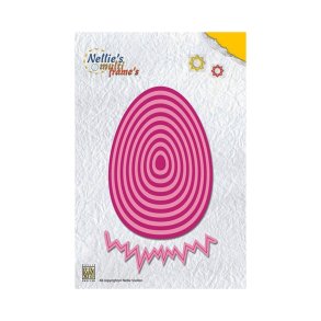 Nellies multi frames - Die - Straight Easter Egg