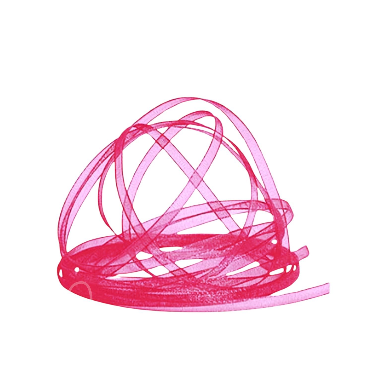 Organza bnd 3 mm - Pink
