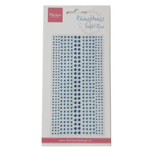 Selvklbende Rhinsten - Light Blue