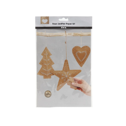 Juleophng af lderpapir