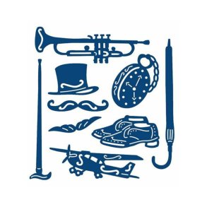 Tattered Lace - Die -  Hat & Cane embellishments