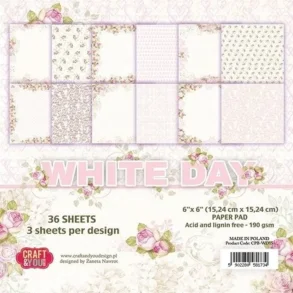 Scrap Sheets blok - White Day