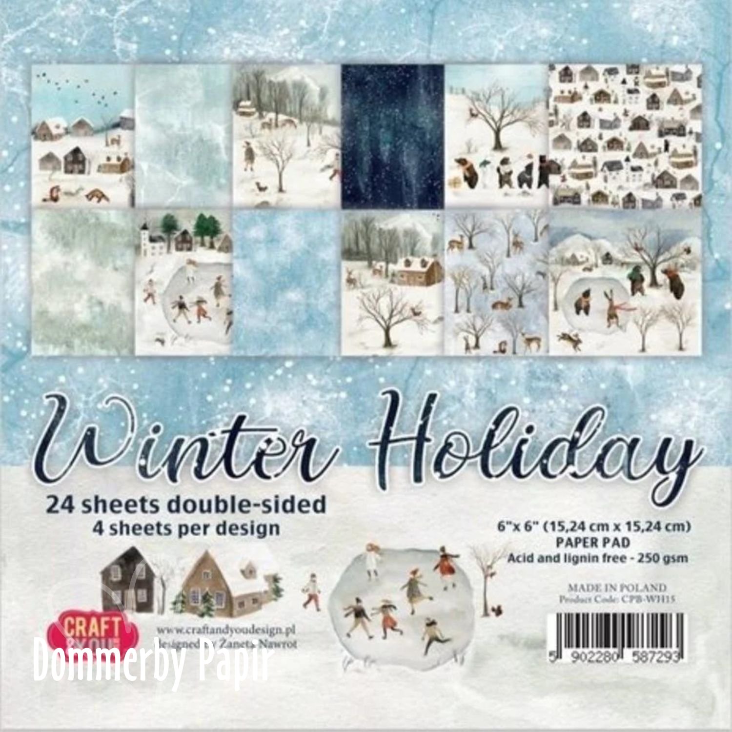  Scrap Sheets blok - Winter Holiday