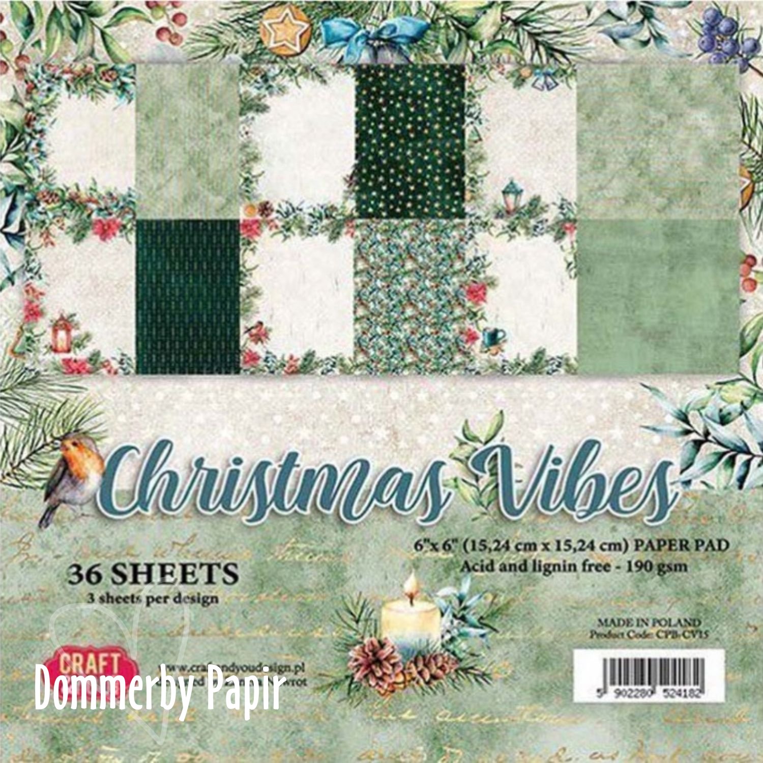 Scrap Sheets blok - Christmas Vibes