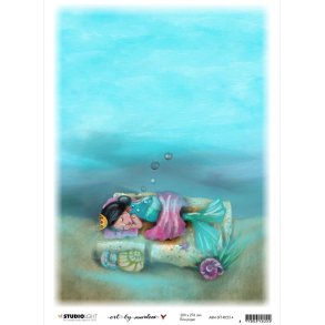 Rispapir med motiv - Deep Sleep