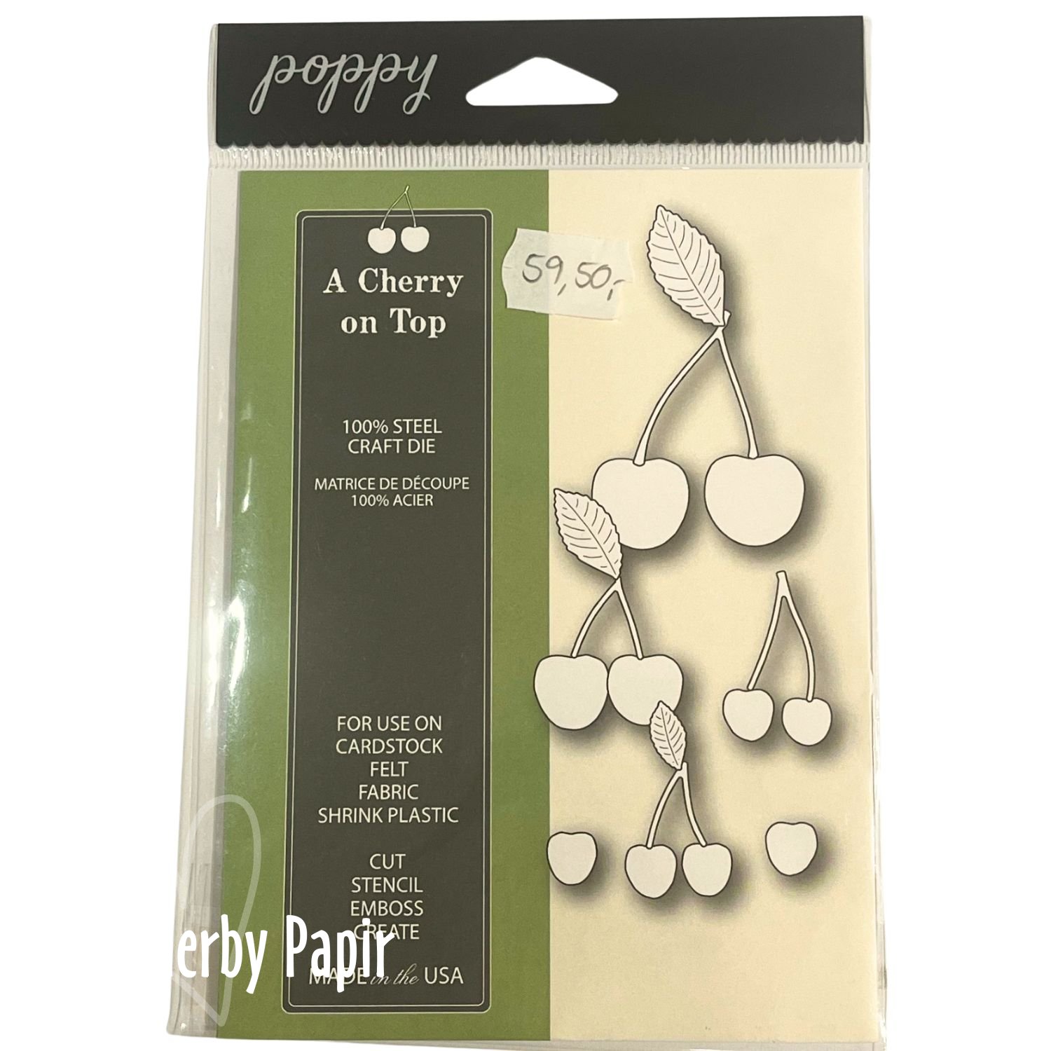 Poppystamps - Die - A cherry on top