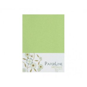 Kuvert A6 metallic - Lime