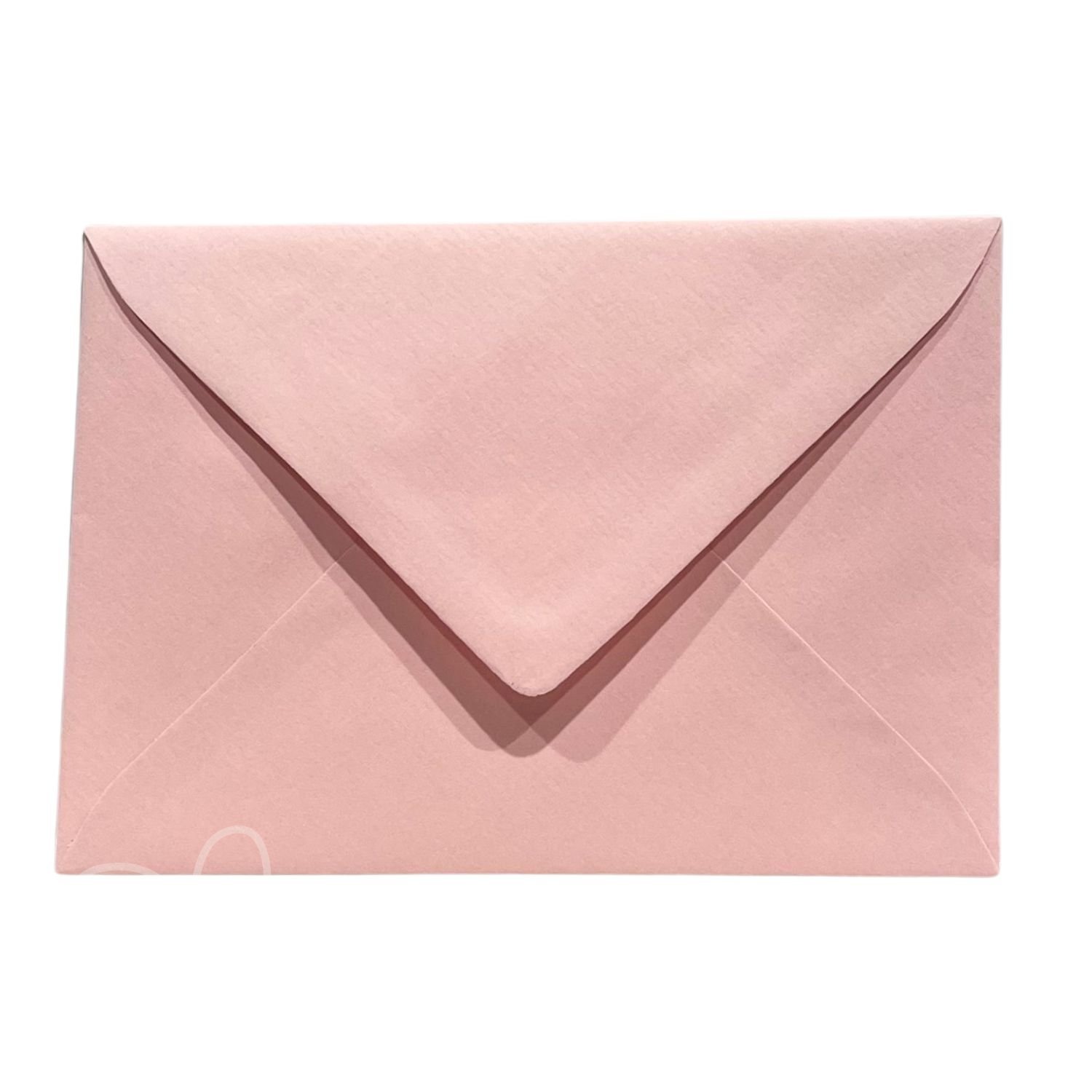 Kuvert Dommerby Papir - Lyserd - 5 stk.