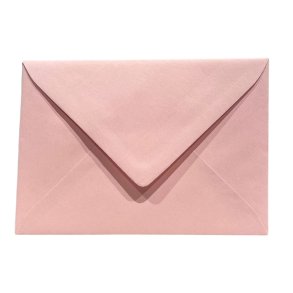 Kuvert Dommerby Papir - Lyserd - 5 stk.