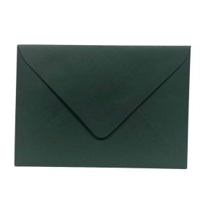 Kuvert Dommerby Papir - Mrk grn - 5 stk.