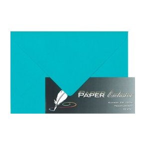 Kuvert Turkis 10 stk