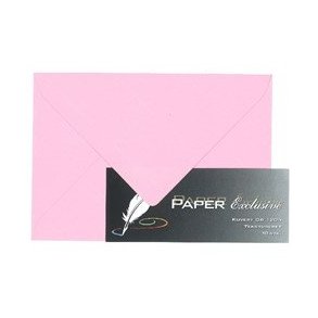 Kuvert Lys Pink - 10 stk.